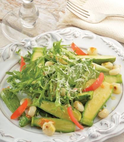 Ensalada de calabaza y elote