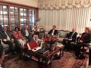 Danilo y Leonel reunidos este sábado.