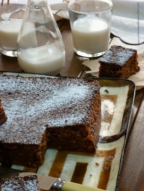 Bizcocho de Chocolate con Cerezas y Harina Teff