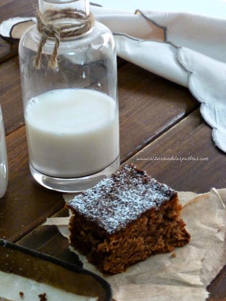 Bizcocho de Chocolate con Cerezas y Harina Teff