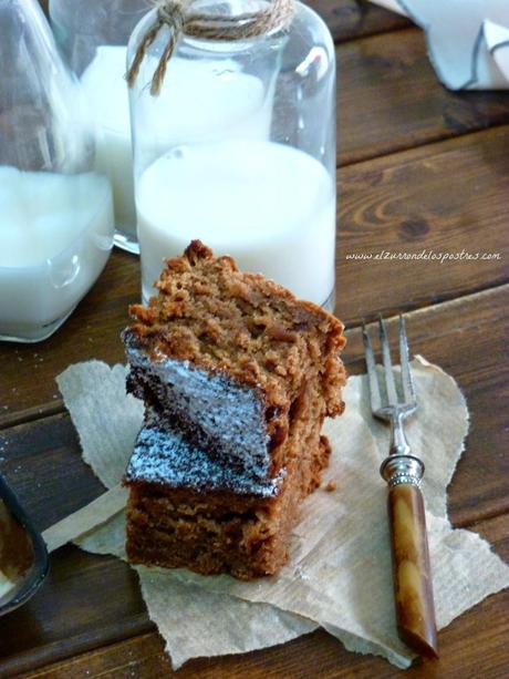 Bizcocho de Chocolate con Cerezas y Harina Teff