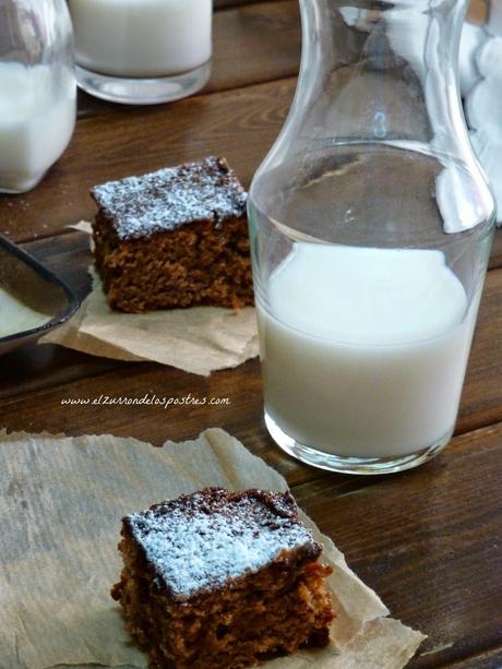 Bizcocho de Chocolate con Cerezas y Harina Teff