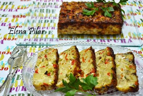 Pastel de verdura y queso