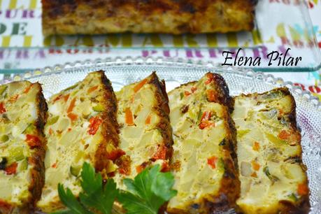 Pastel de verdura y queso