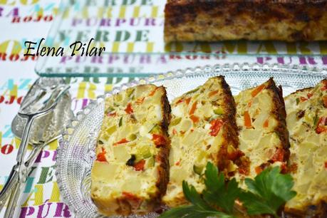 Pastel de verdura y queso