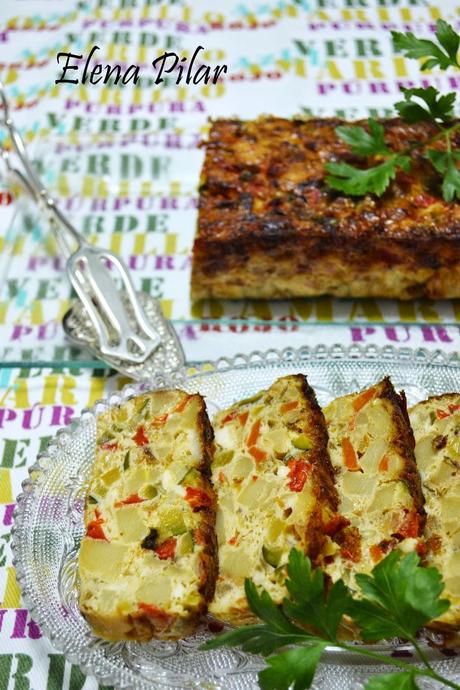 Pastel de verdura y queso