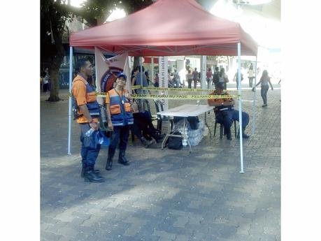 EL RECREO - Activan módulo de Defensa Civil para los Carnavales 2015 en el Bulevar Sabana Grande