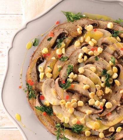 Carpaccio de champiñones