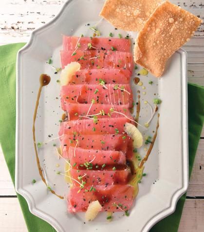 Carpaccio de atún