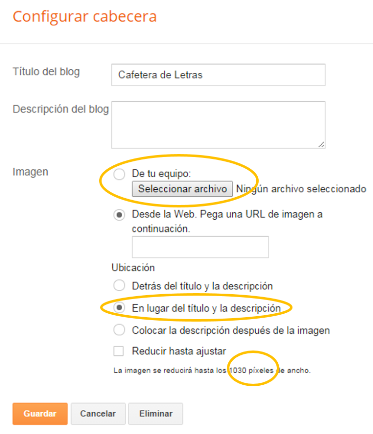Crear un blog de novelas. Cómo personalizar un blog: Cómo diseñar y crear una cabecera crear una cabecera para blogger, instalar una cabecera en un blog