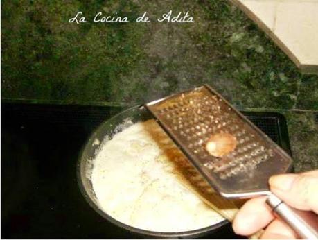 Chuletas de lechal, a la villeroy, con vedudas en tempura