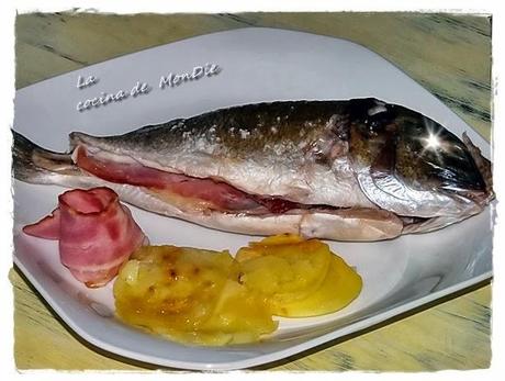 Dorada con jamón Dorada con jamón
