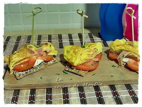 Pincho fácil de tortilla