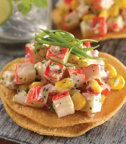Tostadas de surimi