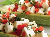 Calabacitas caprese mexicana