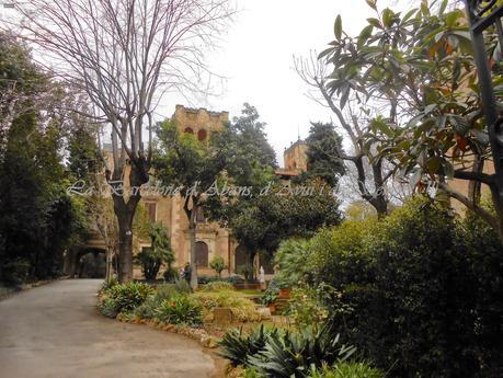 ELS JARDINS DE JULIO MUÑOZ RAMONET, C/ MUNTANER 290-282, EN LA BARCELONA D' ABANS, D' AVUI I DE SEMPRE...15-02-2015...!!!