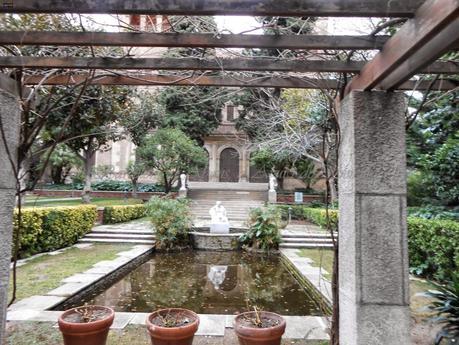 ELS JARDINS DE JULIO MUÑOZ RAMONET, C/ MUNTANER 290-282, EN LA BARCELONA D' ABANS, D' AVUI I DE SEMPRE...15-02-2015...!!!