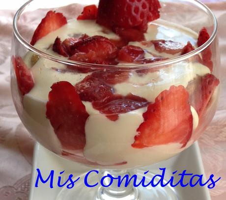 TIRAMISÚ DE FRESAS