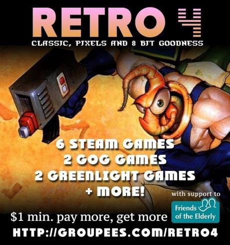 El pack de juegos Retro 4 incluye Mighty Retro Zero y algunos clásicos