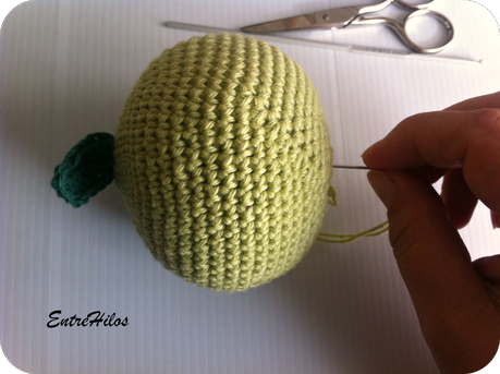 tutorial manzana amigurumi