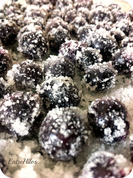 arandanos escarchados