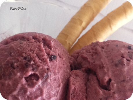helado de mora