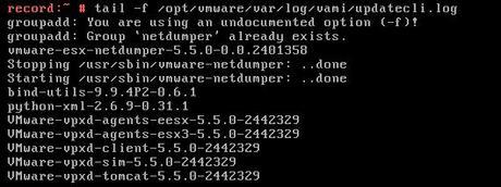 updatecli.log vCenter Server Appliance por DBigCloud