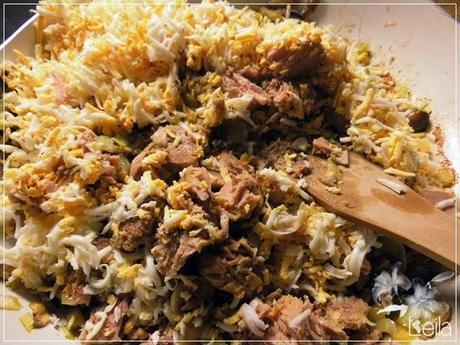 Espirales de atun y verduras