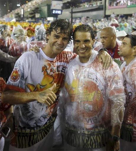 Rafa Nadal Carnaval Río de Janeiro