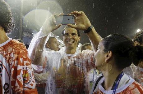 Rafa Nadal sambódromo Carnaval Río de Janeiro