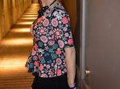 Printed peplum stilettos.