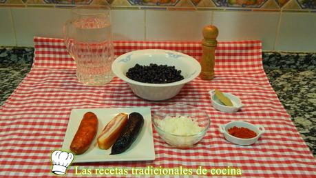 Receta de alubias negras a la Vasca