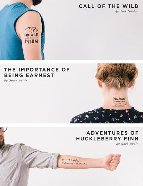 ¿Te has olvidado el libro en casa? Tatúatelo.