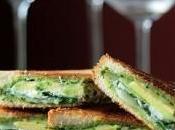 Sandwich Queso Espinaca Pesto