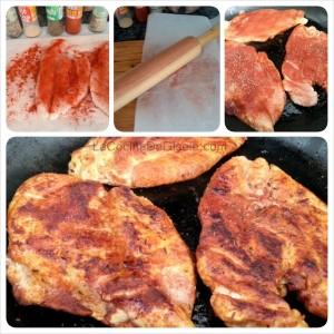 Tiras de Pollo Light con pimentón dulce