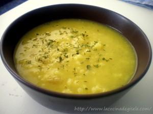 Sopa de Hinojo con arroz