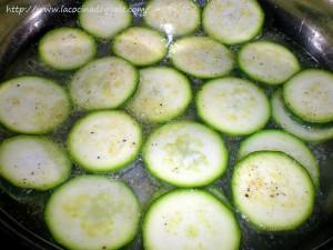 Calabacines con salsa de mostaza