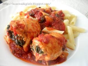 Involtini di pollo (rollitos de pollo)