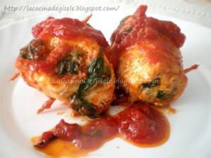 Involtini di pollo (rollitos de pollo)