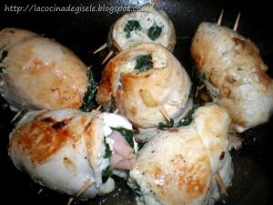 Involtini di pollo (rollitos de pollo)