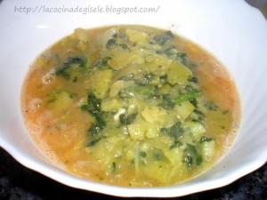 Tortilla de Espinacas con Papas