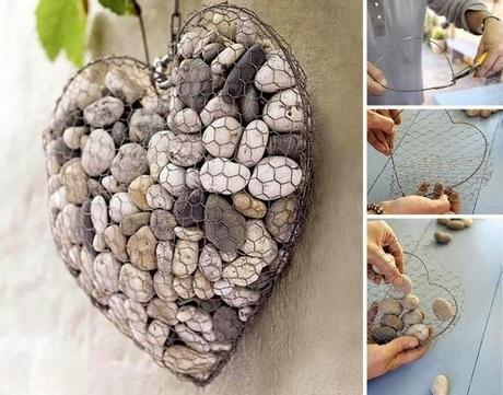 Como hacer un adorno para el jardin en forma de corazón [ DIY ]