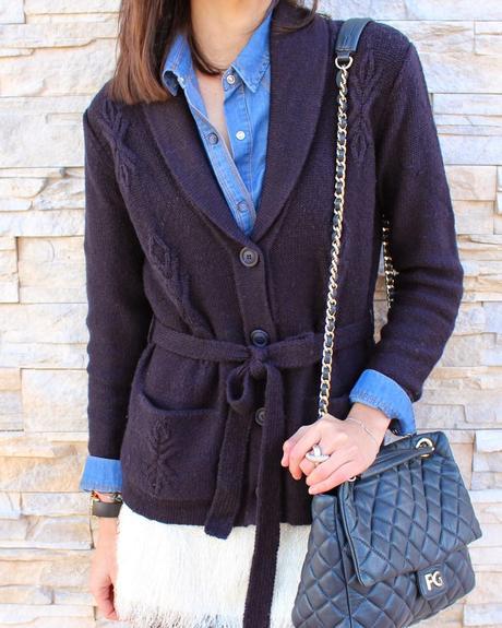 Parka cuello de pelo