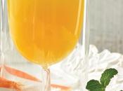 Copas gelatina naranja vino espumoso