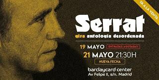 Joan Manuel Serrat hará doblete en mayo en Madrid