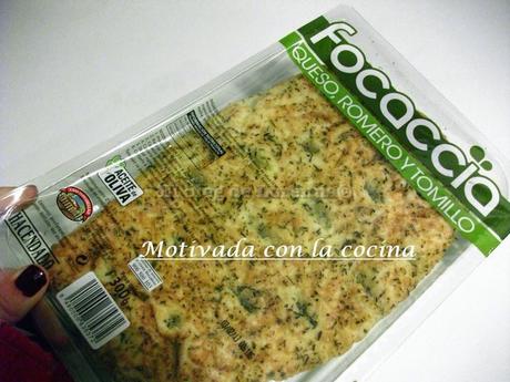 Focaccia con provolone