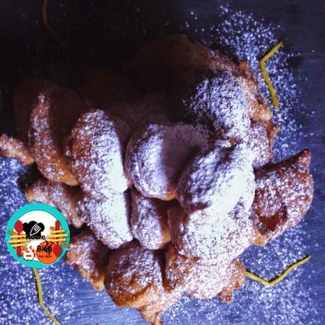 Buñuelos de viento con aroma de naranja