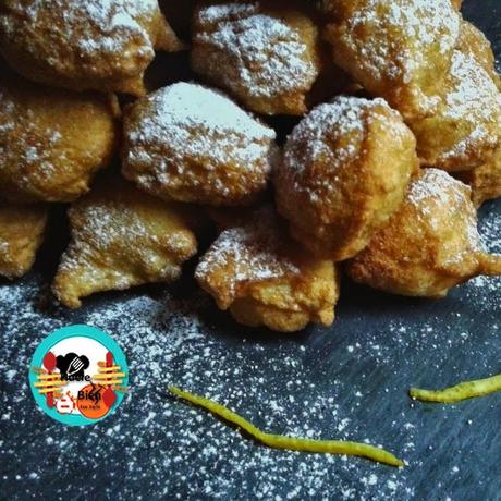 Buñuelos de viento con aroma de naranja