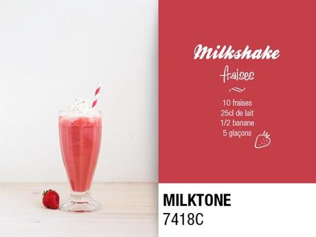 Milktone, el Pantone de los batidos