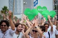12 propósitos sostenibles en 12 posts Corazones verdes por el Medio Ambiente. Marcha en Barcelona